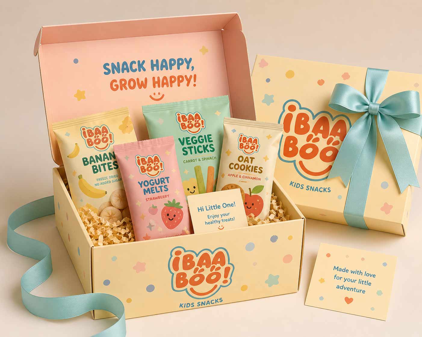 Ibaa-boo corporate identity stationery designed by First Branding Agency