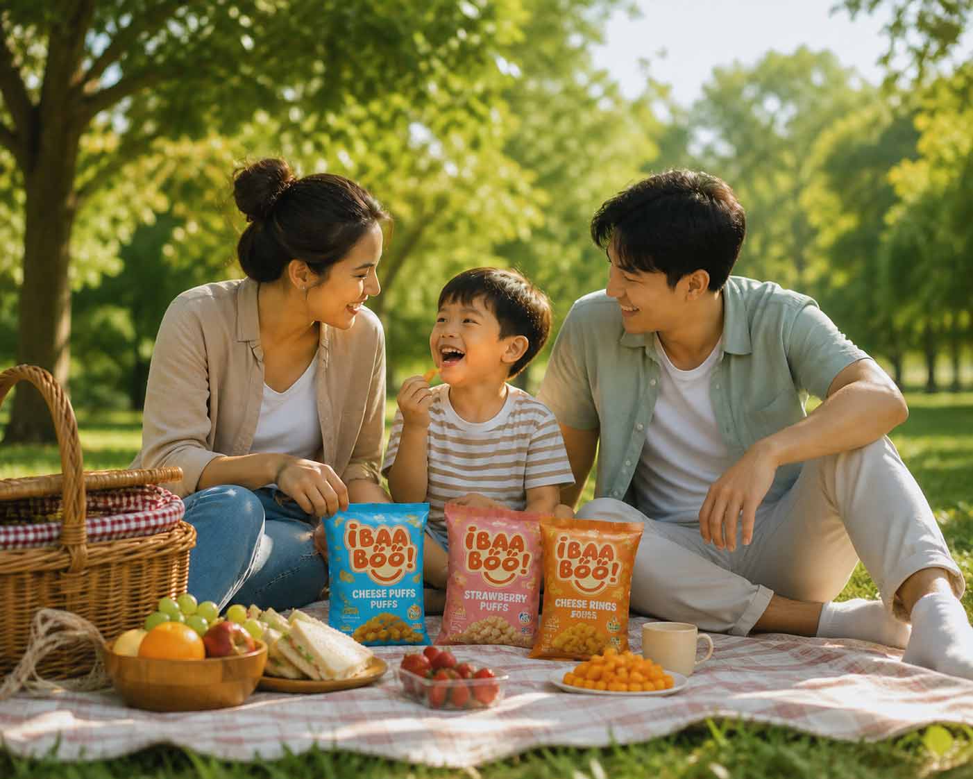 Ibaa-boo brand logo design packaging